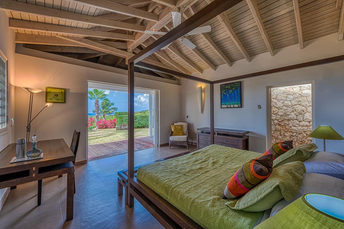 28.Location villa No Limit vue mer Saint Martin les Terres Basses - Chambre